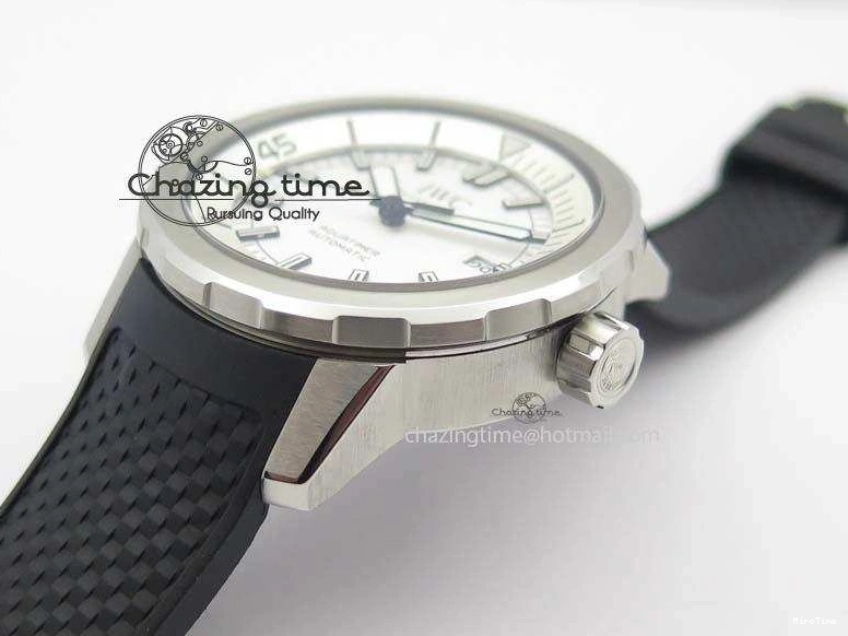 MIROTIME 0501 TechFriendly Aquatimer Automatic SS IW329003 V6F 1:1 Best Edition On Black Rubber Strap MIYOTA 7271